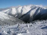 pohlad na Zapadne Tatry v oblasti Brestova 